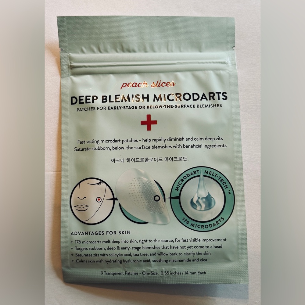 Peach Slices Deep Blemish Microdarts, 9 Patches
